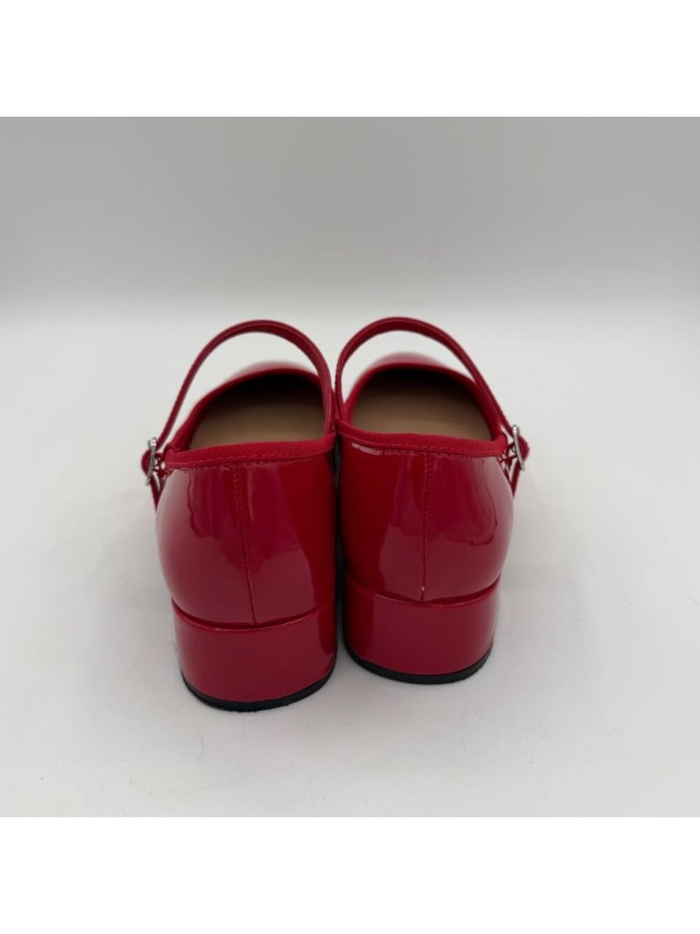 Madden Girl Tutuu block-heel Mary Jane flats red patent finish size 7.5M - Picture 3 of 9